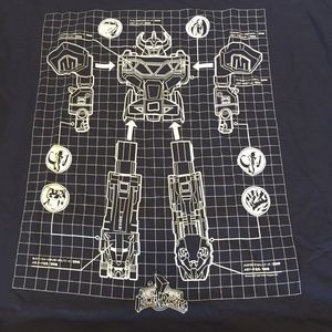 Power Rangers Megazord Navy Blue Exclusive NEW